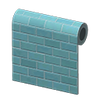 Picture of Blue Subway-tile Wall