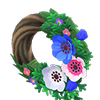 Picture of Cool Windflower Wreath