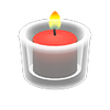 Picture of Glass Holder With Candle Picture of Glass Holder With Candle