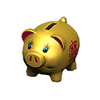 Picture of Golden Piggy Bank