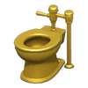 Picture of Golden Toilet