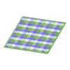Picture of Green Checked Rug
