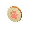 Picture of Paw-print Doorplate