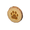 Picture of Paw-print Doorplate