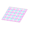 Picture of Peach Checked Rug