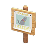 Picture of Plain Wooden Shop Sign Picture of Plain Wooden Shop Sign