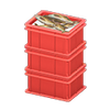 Picture of Stacked Fish Containers