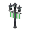 Picture of Street Lamp With Banners