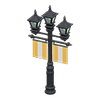Picture of Street Lamp With Banners
