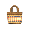 Picture of Striped Basket Bag