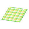 Picture of Yellow Checked Rug
