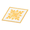 Picture of Yellow Hawaiian Quilt Rug