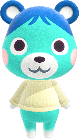 bluebear animal crossing plush