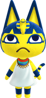 In-game image of Ankha