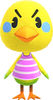 In-game image of Twiggy